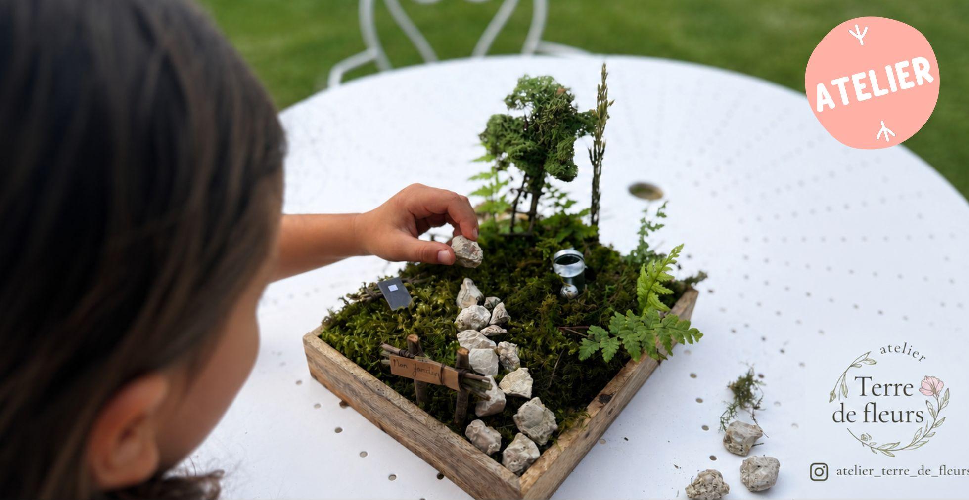 Atelier créatif 'Le jardin de tes rêves' à l’atelier Terre de Fleurs près de Dijon