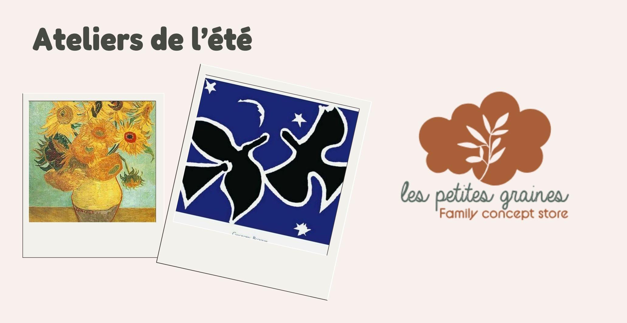 Ateliers enfants des vacances d'été avec Les Petites Graines à Dijon