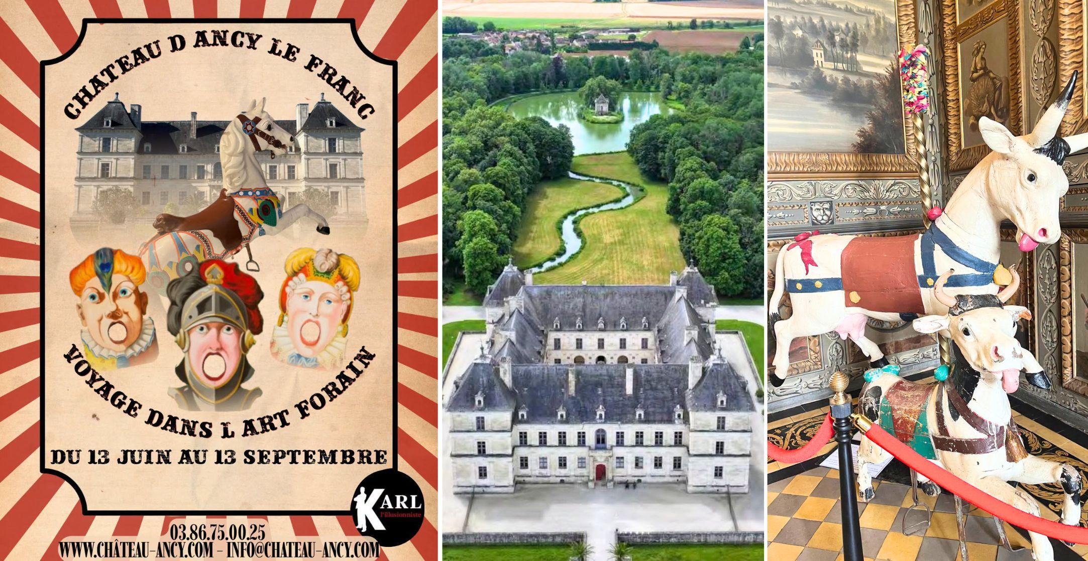 "Voyage dans l’Art Forain", exposition au château d'Ancy-le-Franc