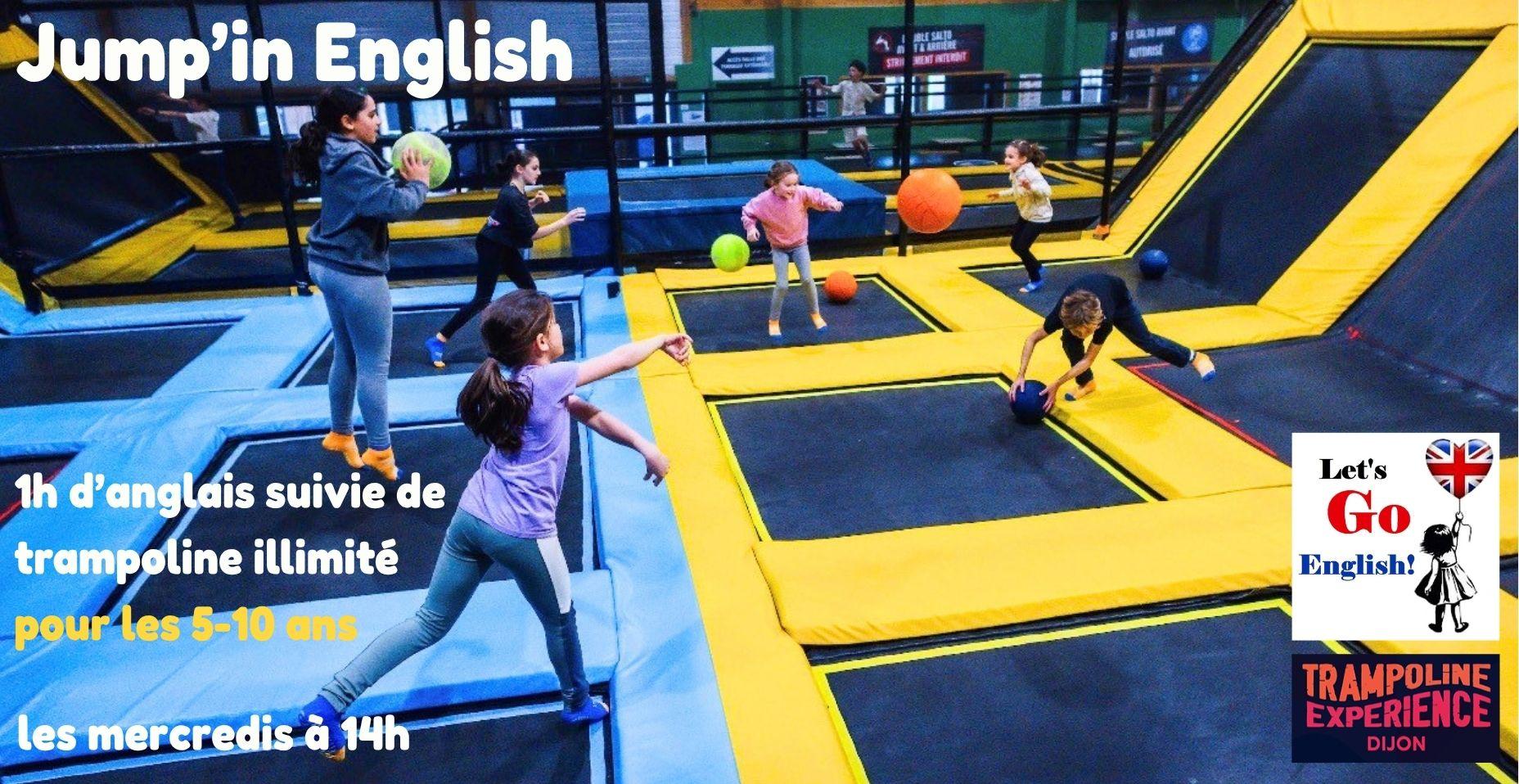 ✩ Spécial Rentrée 2026 ✩ : Jump’in English : l’activité sportive et éducative où tu apprends l’anglais en faisant du trampoline ! 
