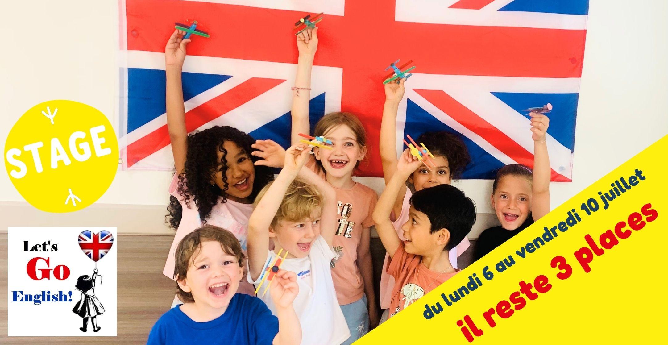 Stage d'anglais vacances d'été avec Let's Go English à Talant (21) 3-10 ans