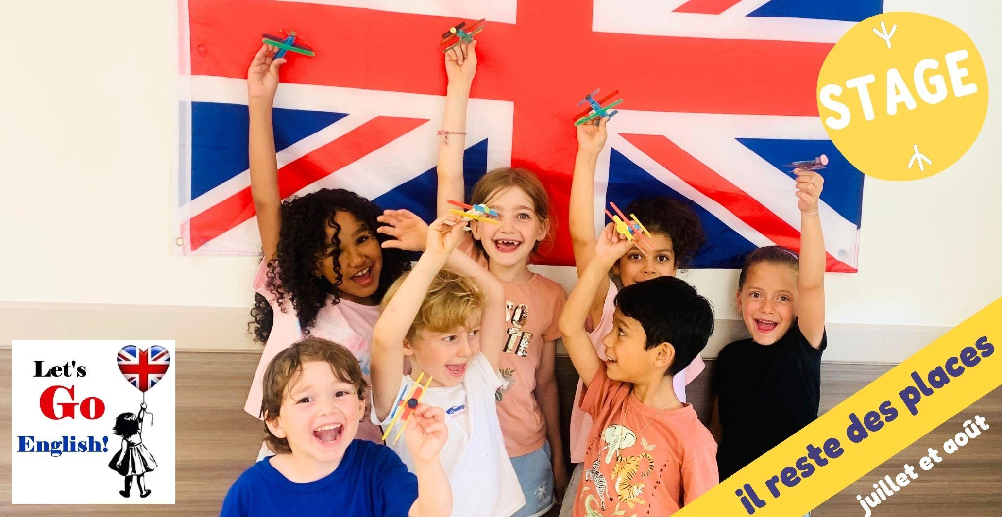 Stage d'anglais vacances d'été avec Let's Go English à Talant (21) 3-10 ans