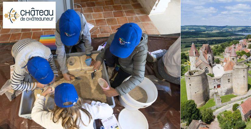 Journées Européennes de l’Archéologie en famille au Château de Châteauneuf