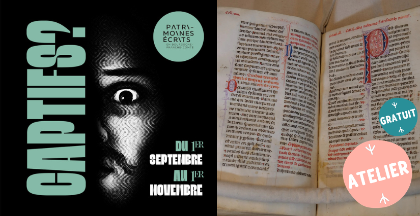 Atelier « Manuscrits et secrets : remonte le temps » | Patrimoines écrits en Bourgogne-Franche-Comté, à la médiathèque municipale de Pontarlier (25)