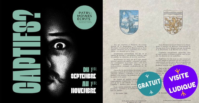 Visite guidée et ateliers jeune public | Patrimoines écrits en Bourgogne-Franche-Comté,aux Archives départementales de la Haute-Saône