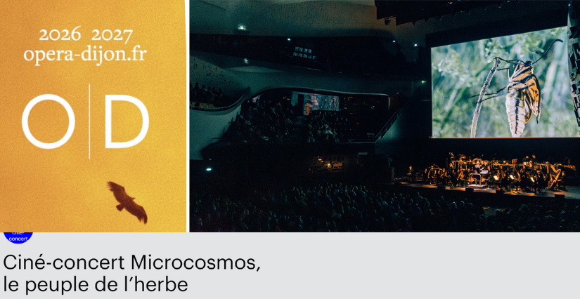 "Ciné-concert Microcosmos, le peuple de l’herbe présentation" à l'Opéra de Dijon