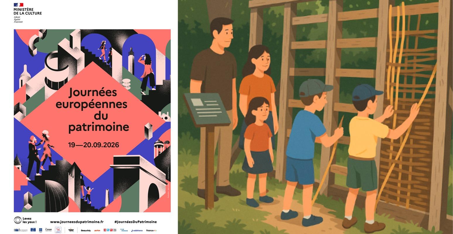 Journées européennes du patrimoine : atelier Torchis au Musée de l’Etang Rouge à Seurre, en famille 