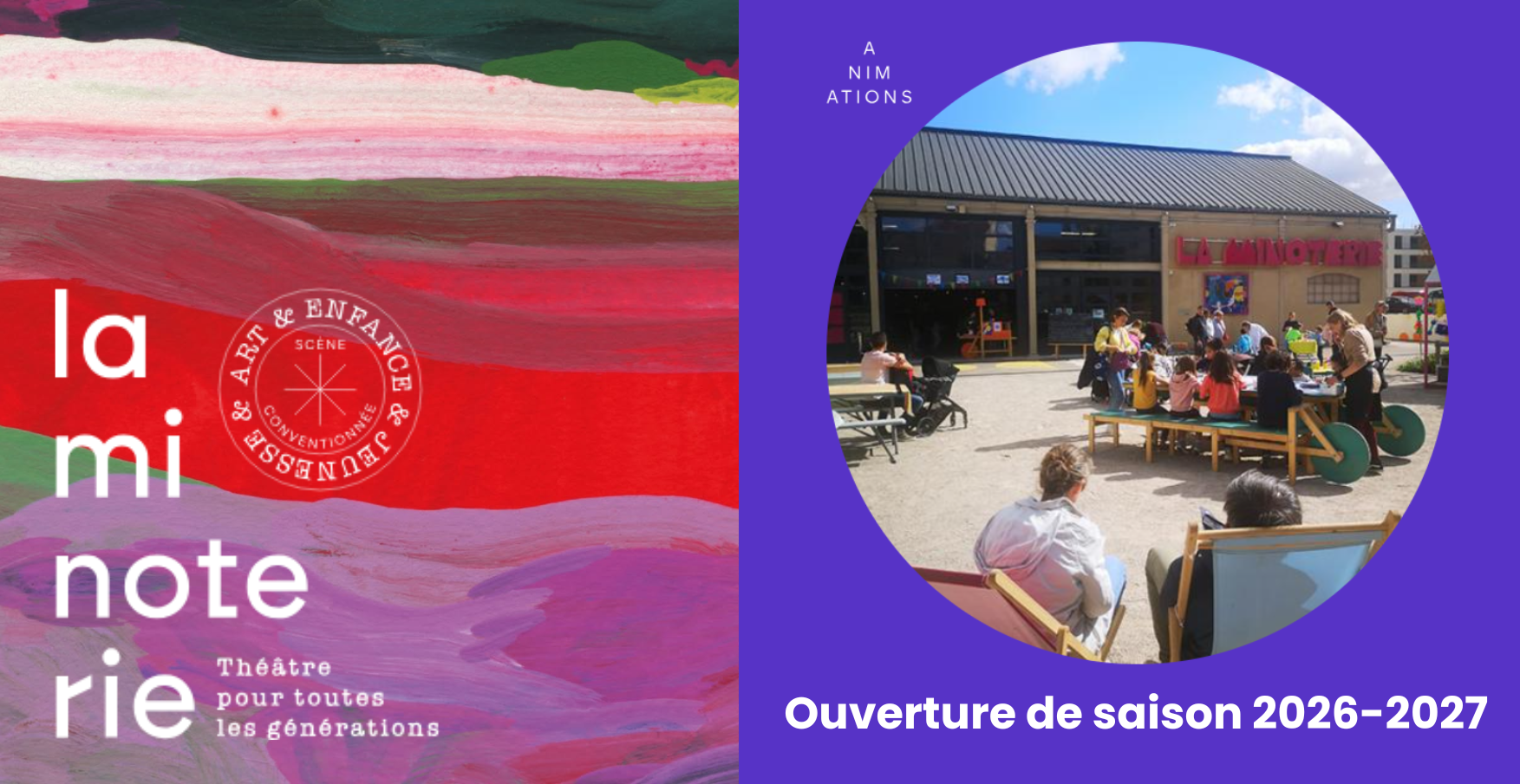 Ouverture de saison, journée festive à La Minoterie à Dijon (Gratuit - en famille)