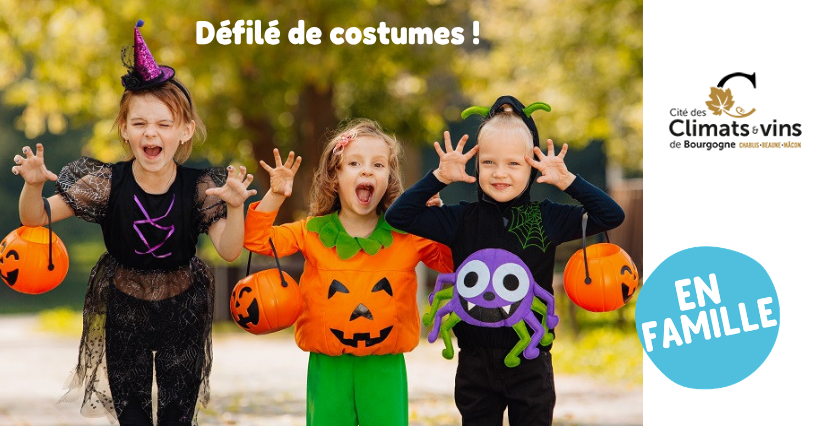 Atelier enfant spécial Halloween à la Cité des Climats et des vins à Beaune