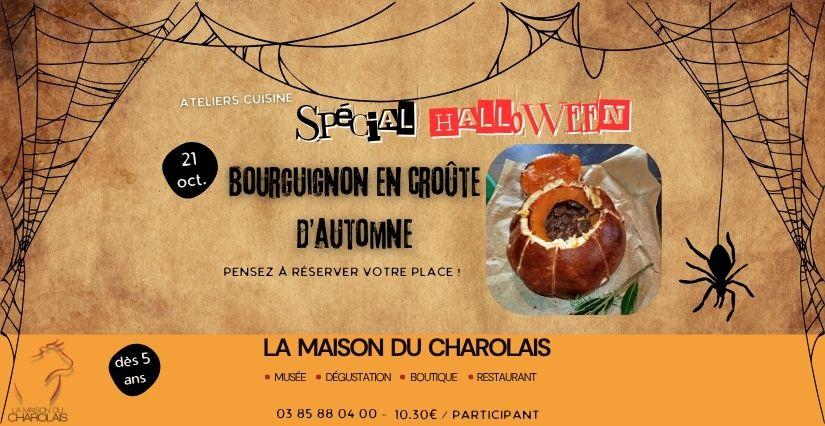 Atelier de cuisine "Le Bourguignon en croûte d'automne" à la Maison du Charolais
