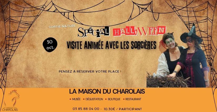 La Maison du Charolais fête Halloween ! Animations et visite animée par les sorcières !