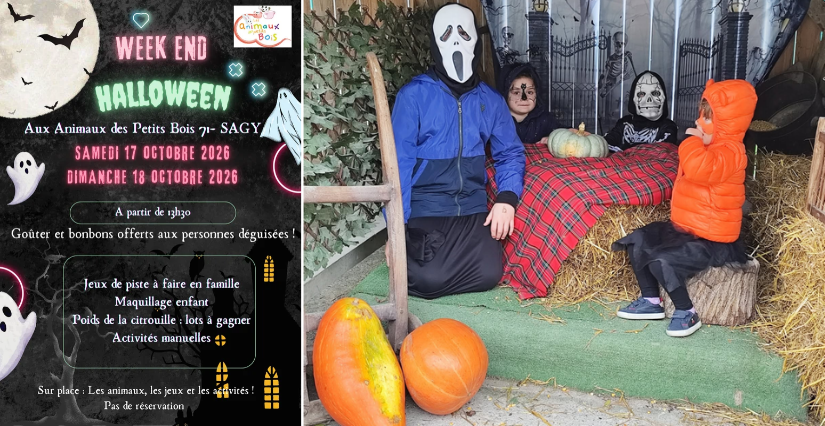 Jeux de piste Halloween aux Animaux des Petits Bois 