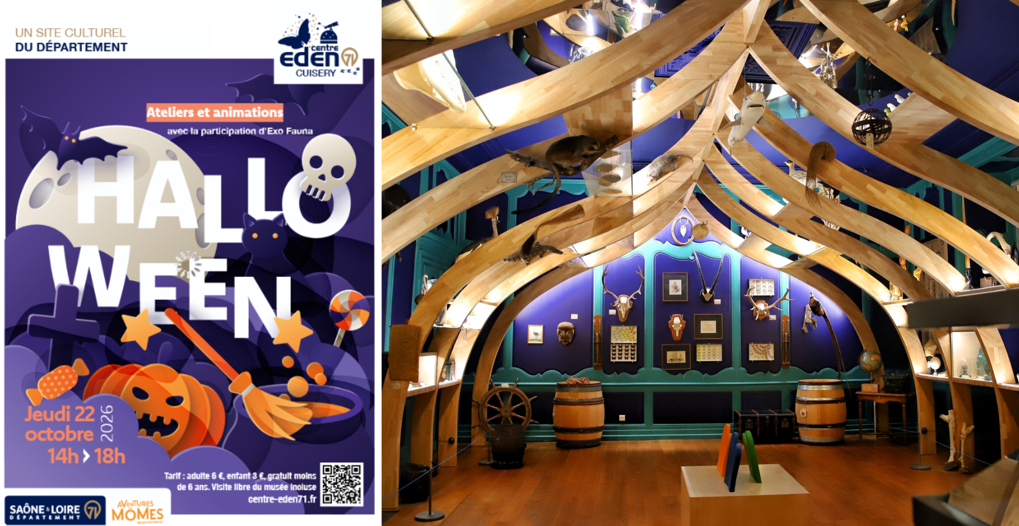 Le centre EDEN fête Halloween ! Ateliers et animations enfants pour une chouette sortie en famille à Cuisery
