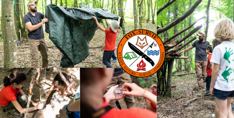 L'Atelier Fox Aventure avec Fox-Survie: apprendre aux Ados les bases de la survie en pleine nature!