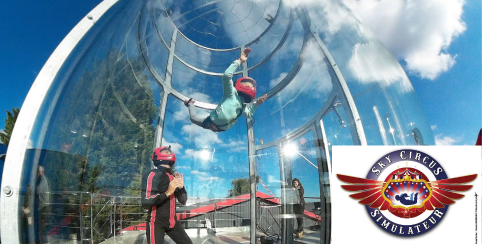 ✪ SOUFFLERIE SKY CIRCUS - SIMULATEUR DE CHUTE LIBRE: RESSENTEZ LES SENSATIONS D'UN PARACHUTISTE EN PLEIN VOL! | Champforgeuil (71)