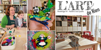 L'art de rien, ateliers de modelage polymère pour les enfants à Dijon